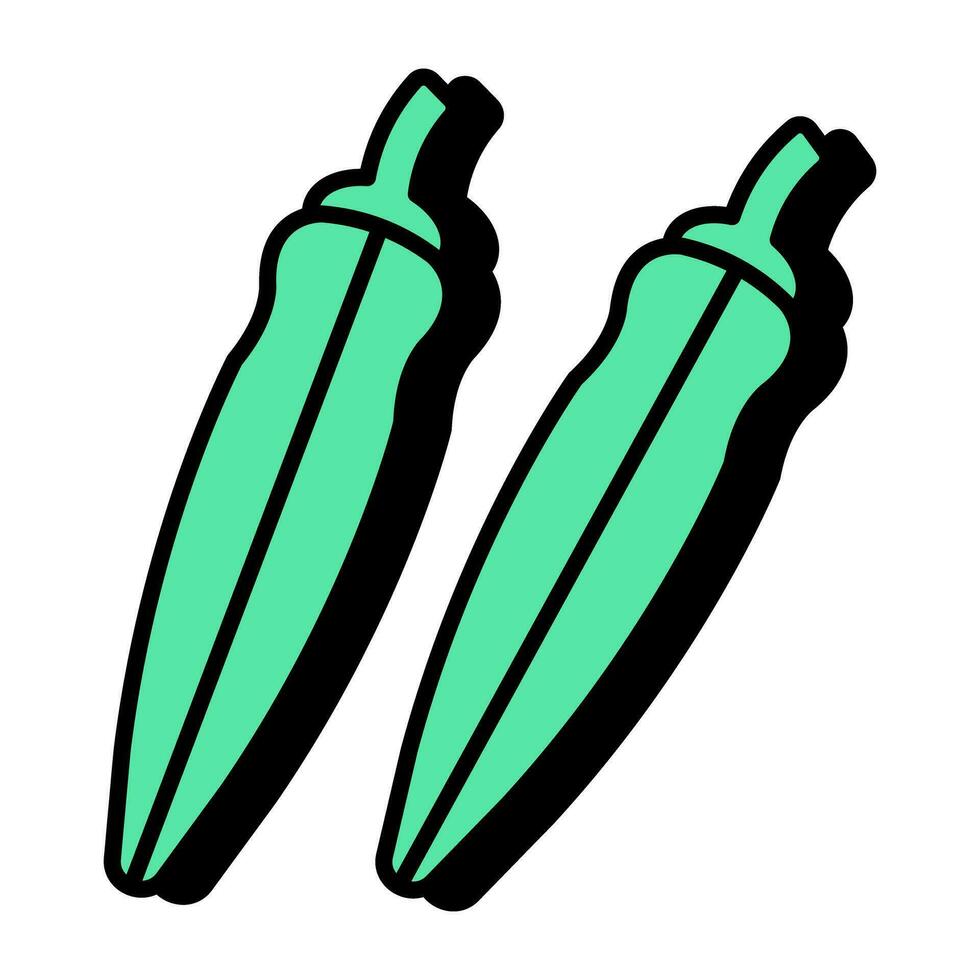 Trendy vector design of ladyfinger