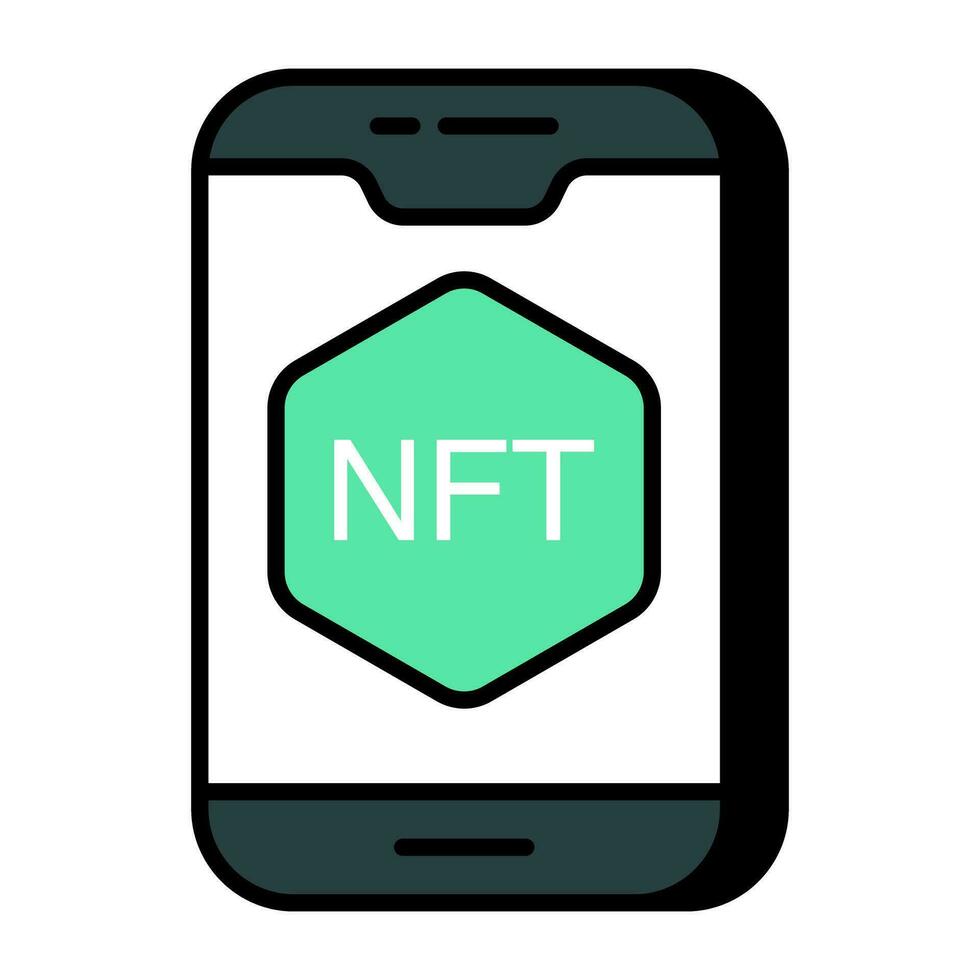 Vector design of mobile nft