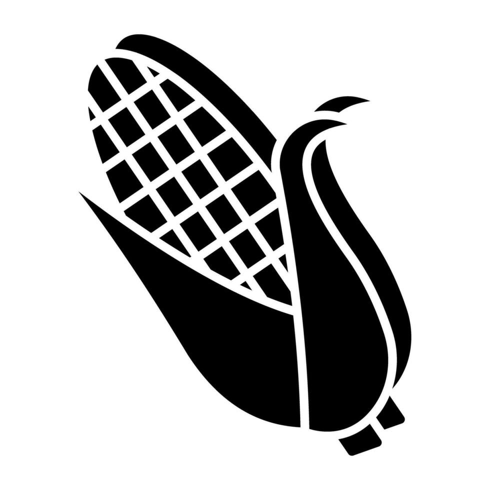 Premium download icon of corn cob vector