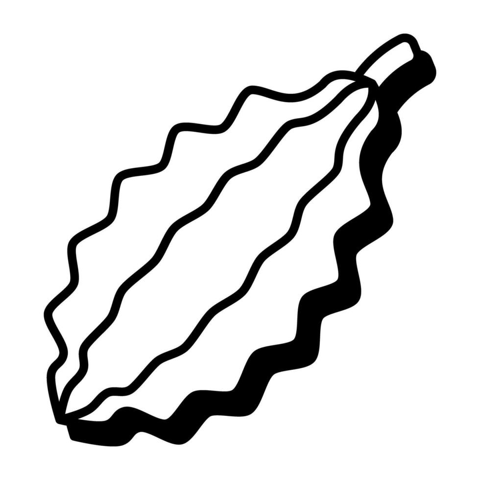 Trendy vector design of bitter gourd