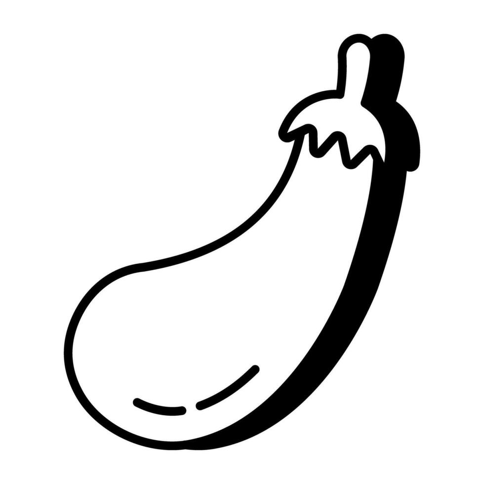 prima descargar icono de brinjal vector