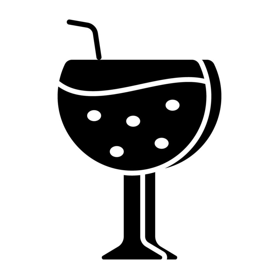 Fizzy drink icon, editable vector