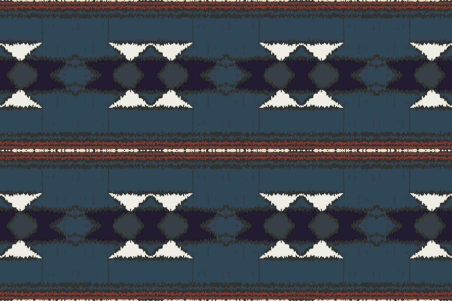 ikat cachemir modelo bordado antecedentes. ikat antecedentes geométrico étnico oriental modelo tradicional.azteca estilo resumen vector diseño para textura,tela,ropa,envoltura,pareo.