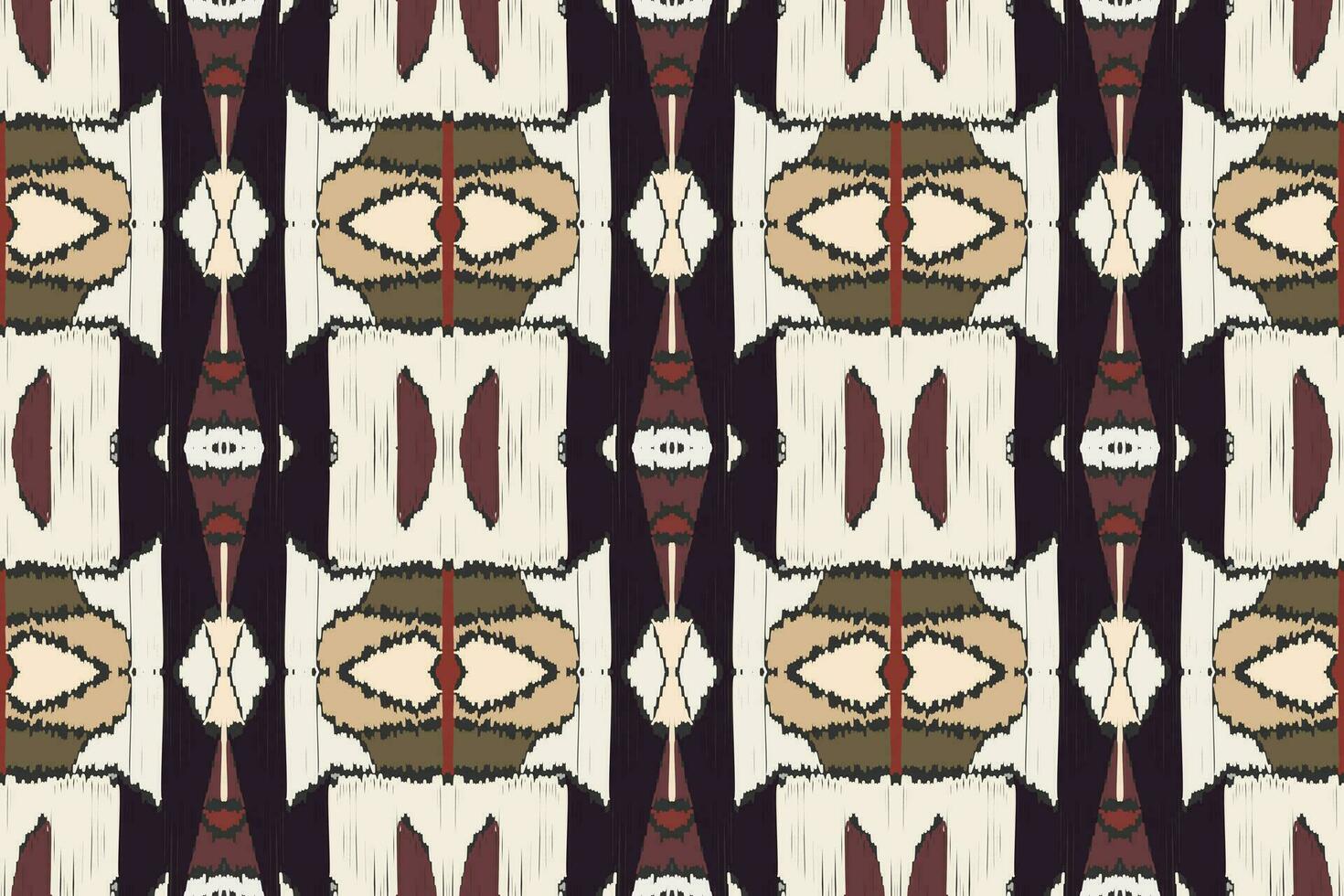 motivo ikat sin costura modelo bordado antecedentes. ikat marco geométrico étnico oriental modelo tradicional. ikat azteca estilo resumen diseño para impresión textura,tela,sari,sari,alfombra. vector