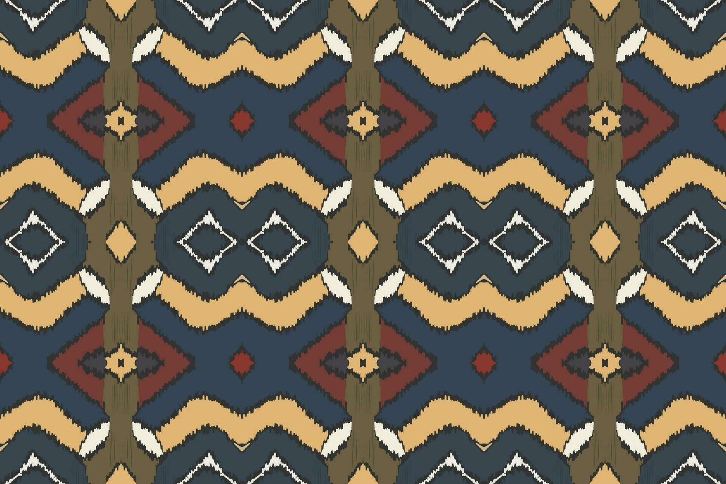 motivo ikat sin costura modelo bordado antecedentes. ikat patrones geométrico étnico oriental modelo tradicional. ikat azteca estilo resumen diseño para impresión textura,tela,sari,sari,alfombra. vector