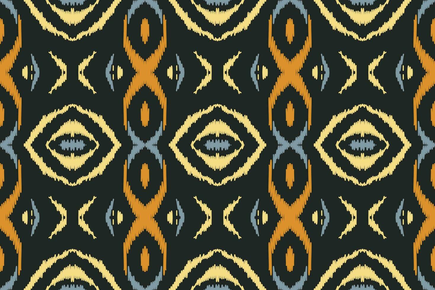 motivo ikat cachemir bordado antecedentes. ikat sin costura geométrico étnico oriental modelo tradicional. ikat azteca estilo resumen diseño para impresión textura,tela,sari,sari,alfombra. vector