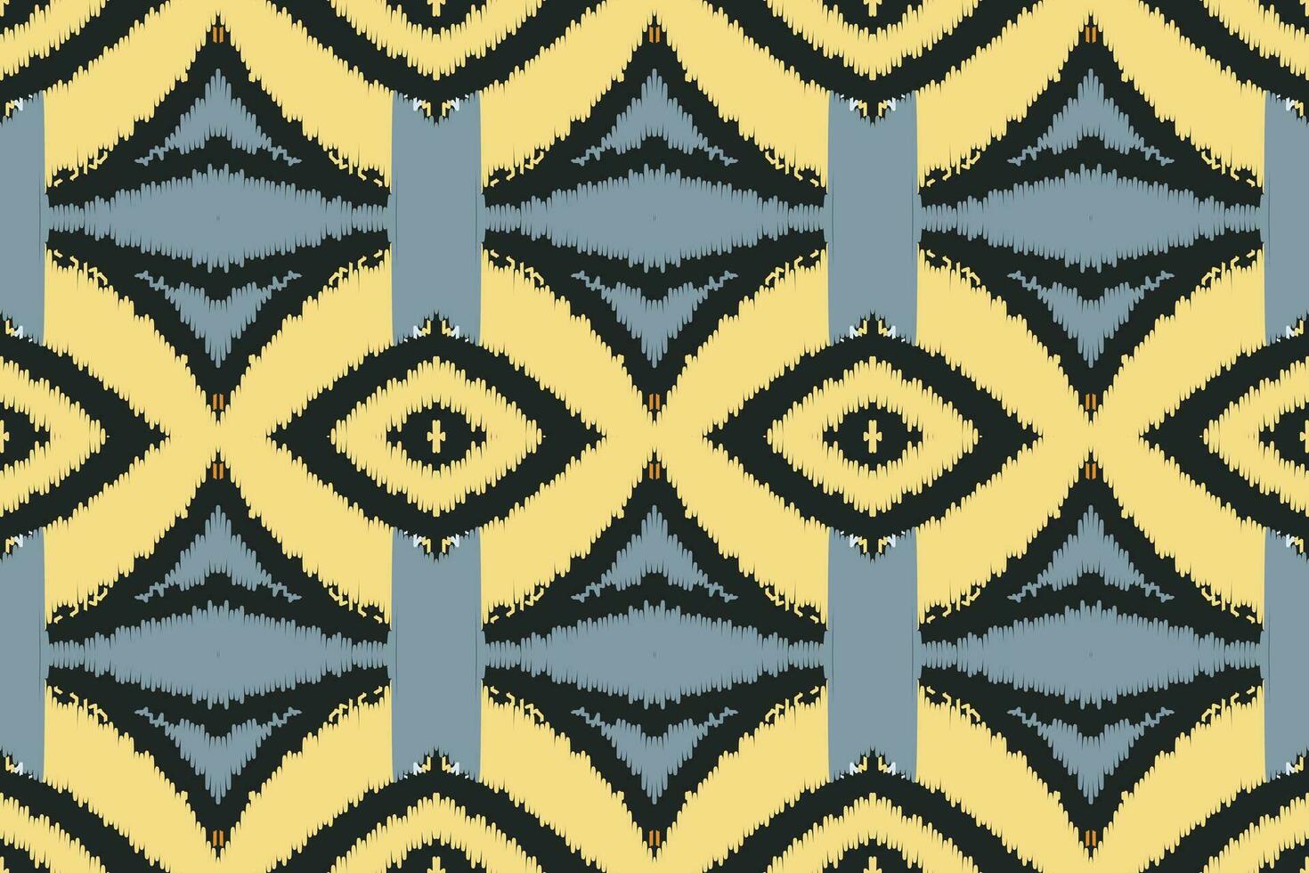 Motif Ikat Paisley Embroidery Background. Ikat Stripes Geometric Ethnic Oriental Pattern traditional.aztec Style Abstract Vector illustration.design for Texture,fabric,clothing,wrapping,sarong.