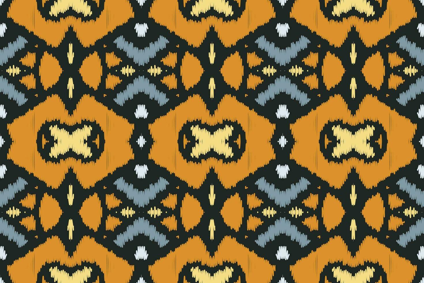 Motif Ikat Paisley Embroidery Background. Ikat Stripe Geometric Ethnic Oriental Pattern traditional.aztec Style Abstract Vector illustration.design for Texture,fabric,clothing,wrapping,sarong.