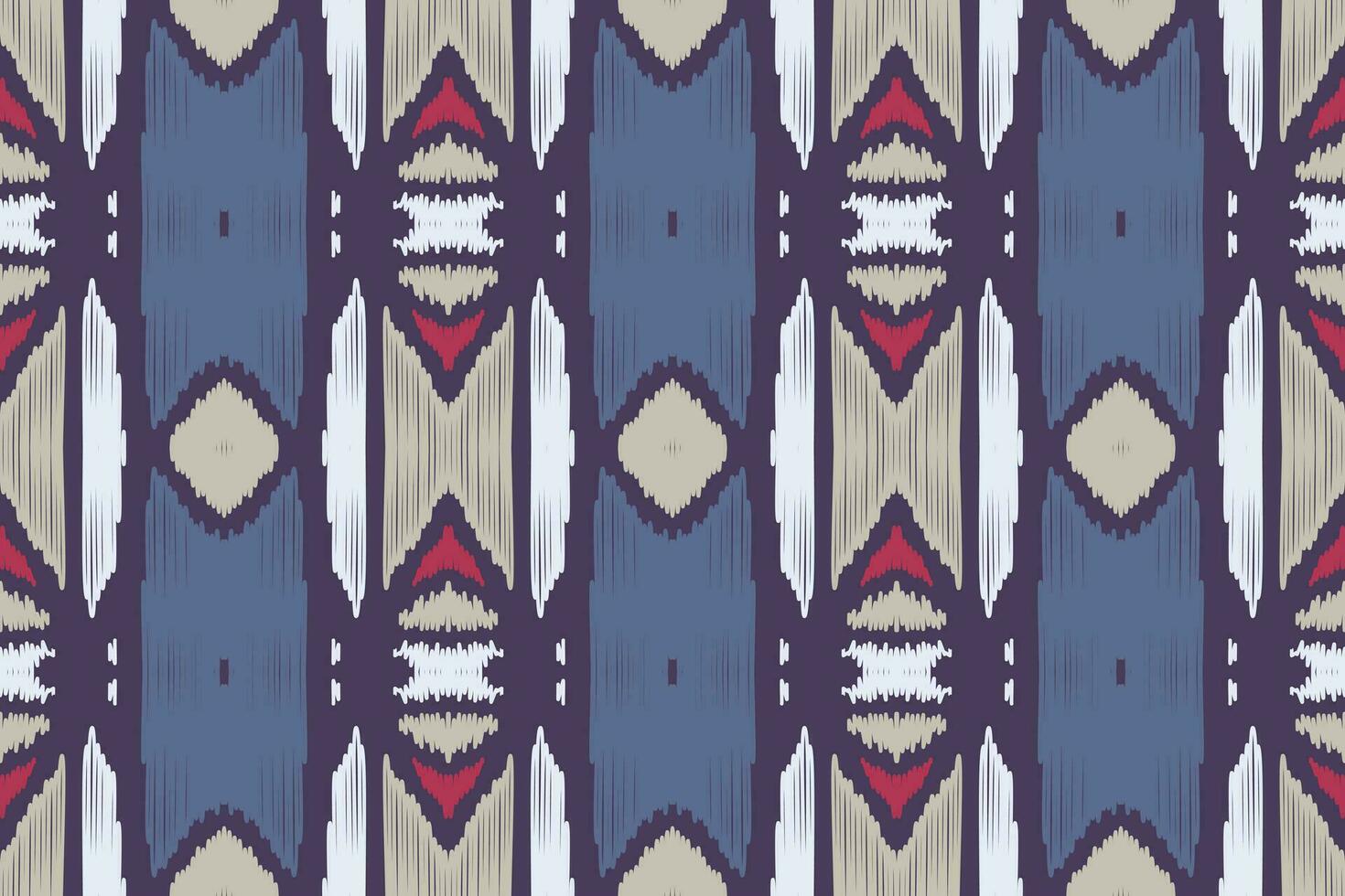 motivo ikat floral cachemir bordado antecedentes. ikat raya geométrico étnico oriental modelo tradicional. ikat azteca estilo resumen diseño para impresión textura,tela,sari,sari,alfombra. vector