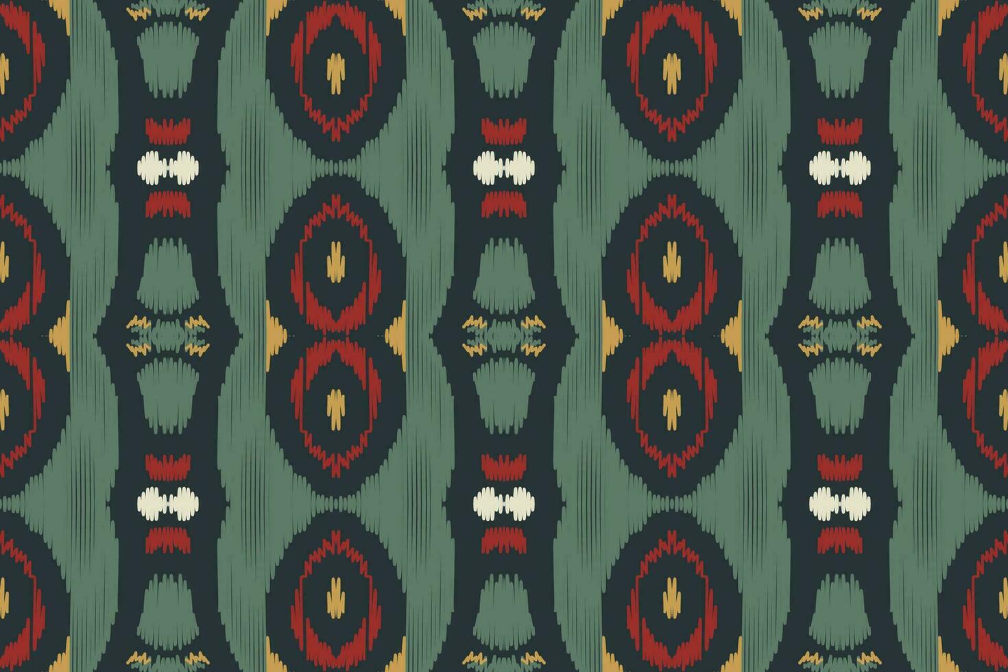 ikat floral cachemir bordado antecedentes. ikat flor geométrico étnico oriental modelo tradicional.azteca estilo resumen vector ilustración.diseño para textura,tela,ropa,envoltura,pareo.