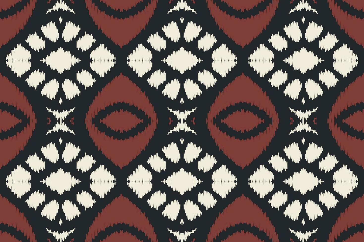 ikat sin costura modelo bordado antecedentes. ikat flores geométrico étnico oriental modelo tradicional.azteca estilo resumen vector diseño para textura,tela,ropa,envoltura,pareo.