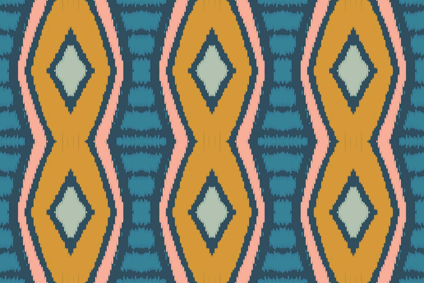 ikat tela cachemir bordado antecedentes. ikat sin costura modelo geométrico étnico oriental modelo tradicional. ikat azteca estilo resumen diseño para impresión textura,tela,sari,sari,alfombra. vector