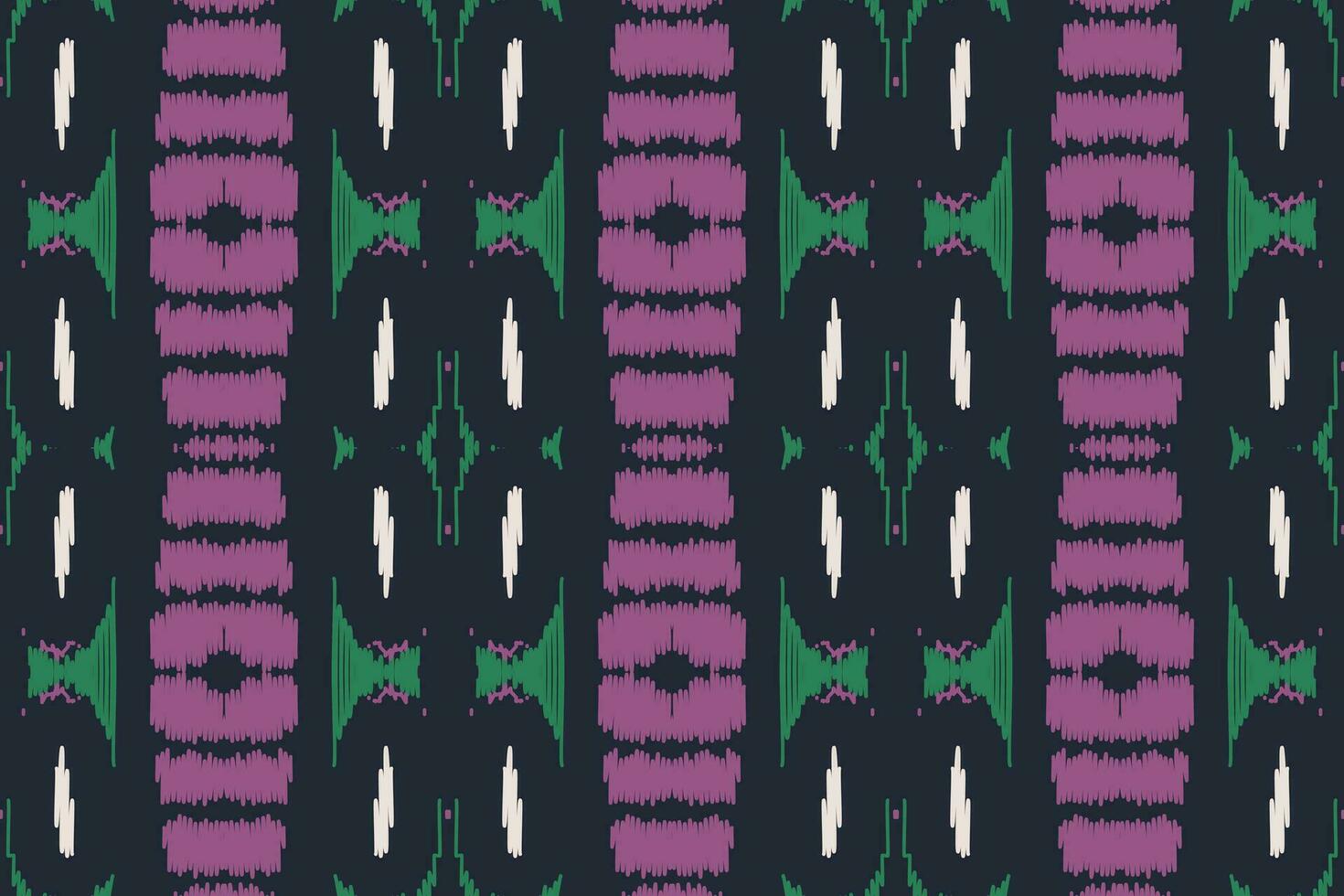 Ikat Paisley Pattern Embroidery Background. Ikat Damask Geometric Ethnic Oriental Pattern traditional.aztec Style Abstract Vector illustration.design for Texture,fabric,clothing,wrapping,sarong.