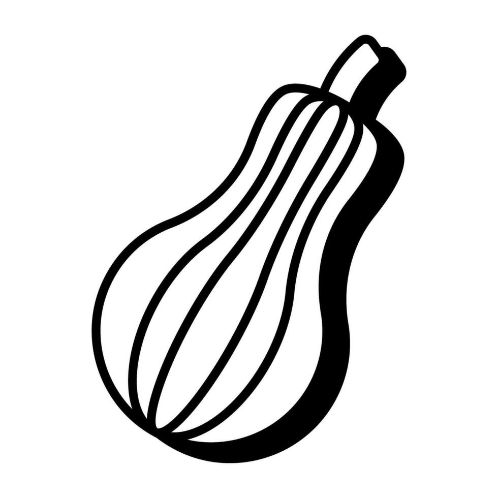 Trendy vector design of bitter gourd