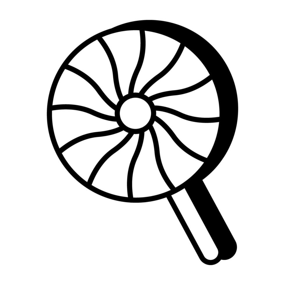 A unique design icon of lollipop vector