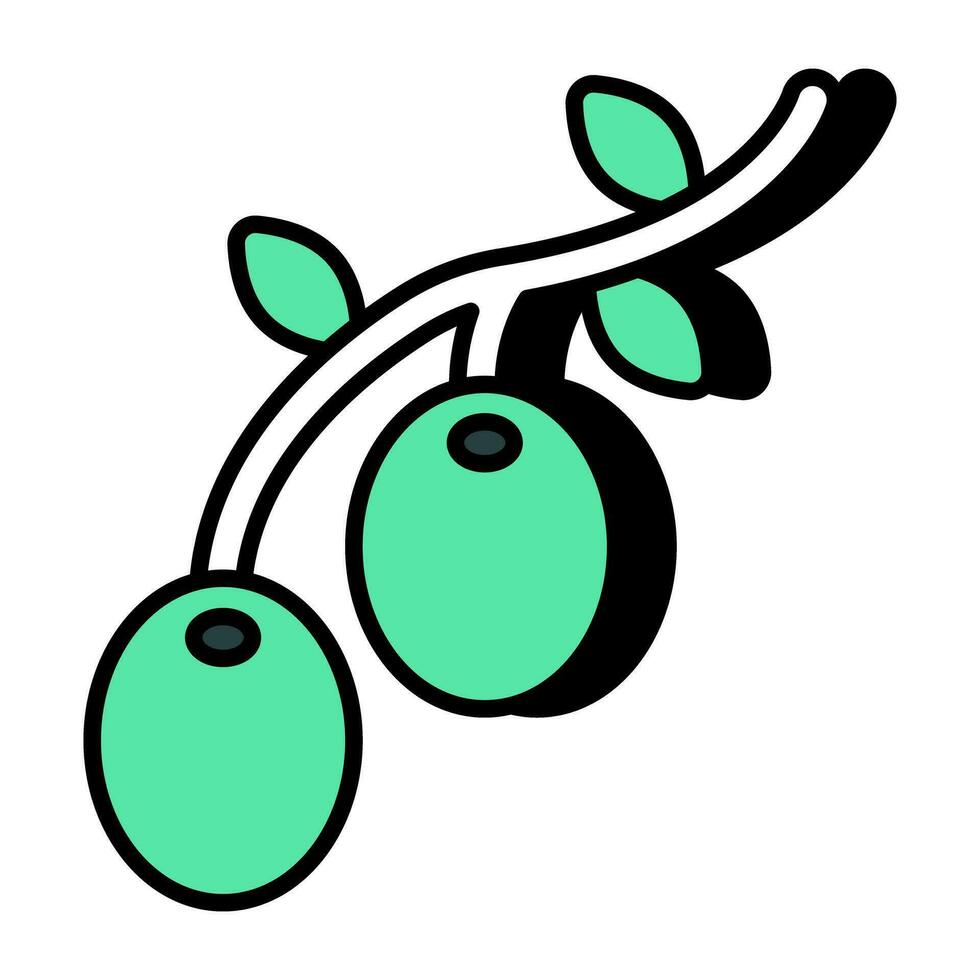 Perfect design icon of olives vector