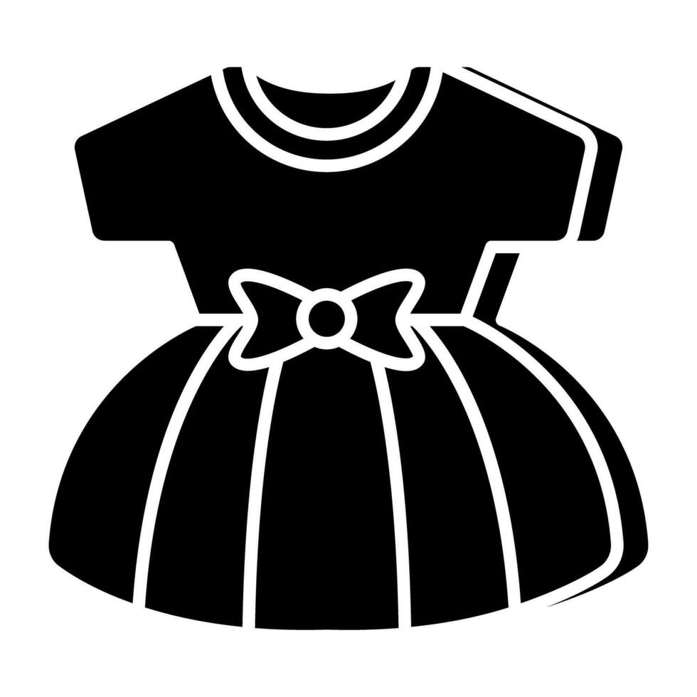 A perfect design icon of party dress vector