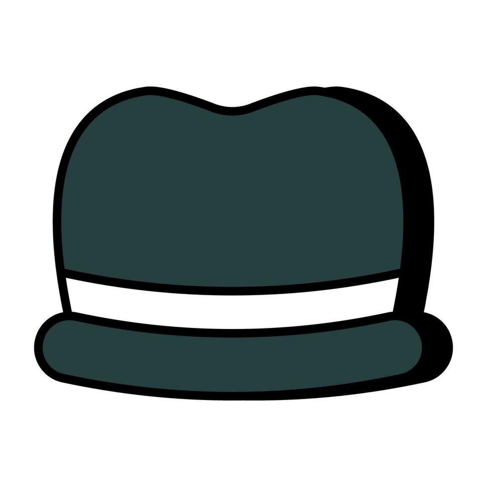 A unique design icon of hat vector