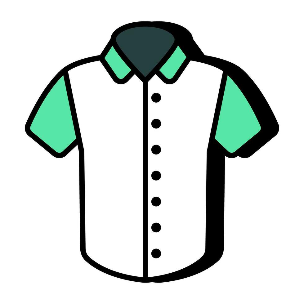 Premium download icon of casual shirt vector