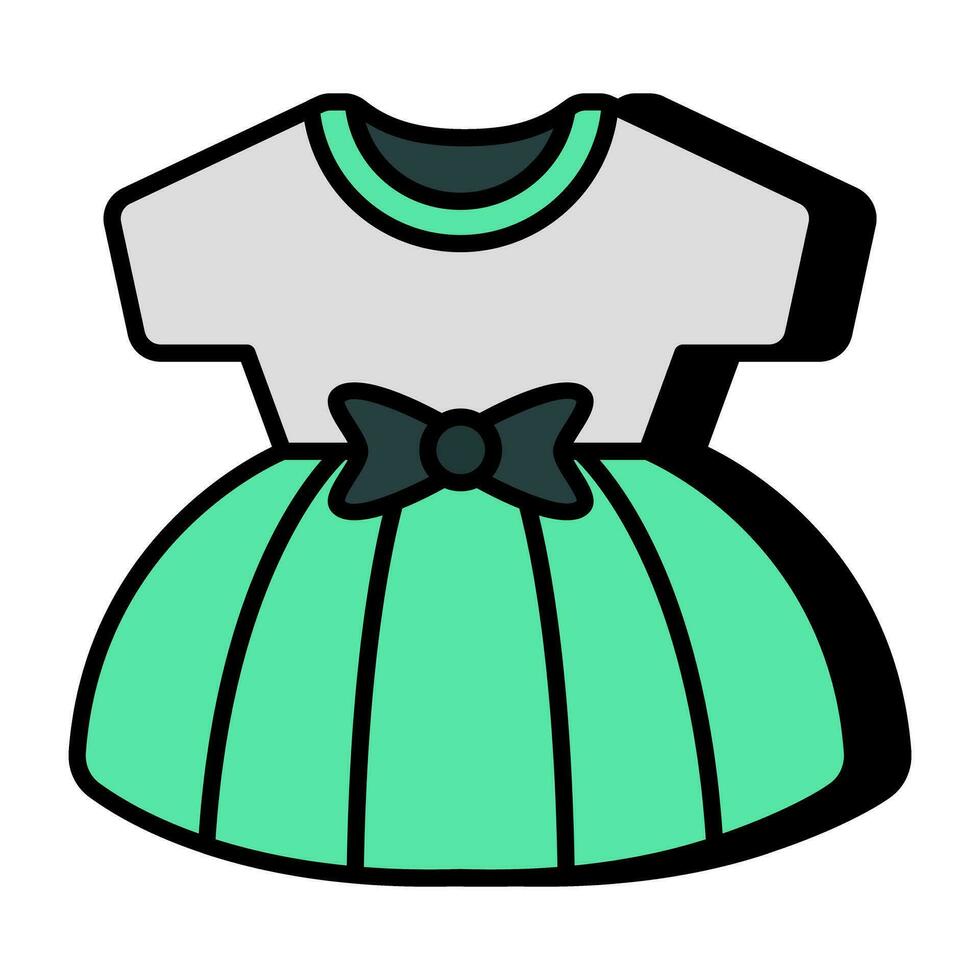 A perfect design icon of party dress vector