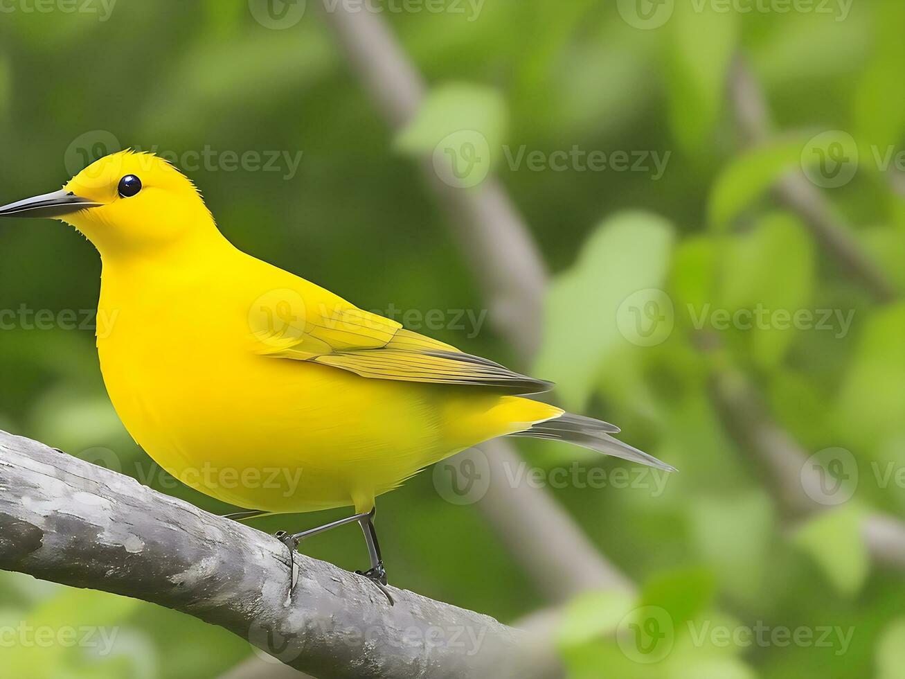 Prothonotary warbler protonotaria citrea ai generated photo