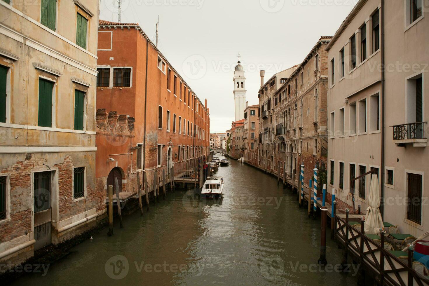 Venice, a bewitching city in Italy, full of history and medieval architecture. photo