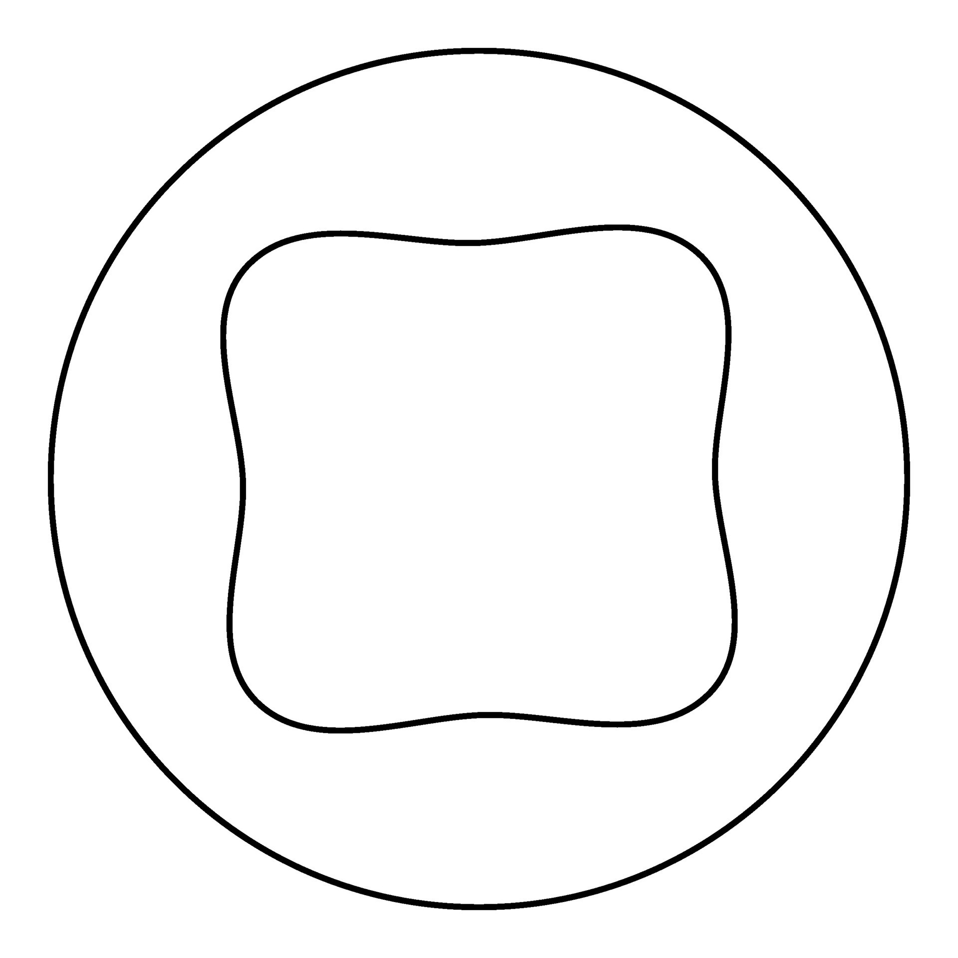 Rounded square outline