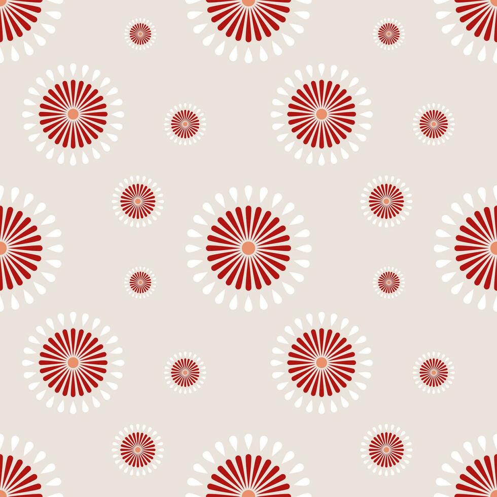 Flores gift wrapping paper seamless vector
