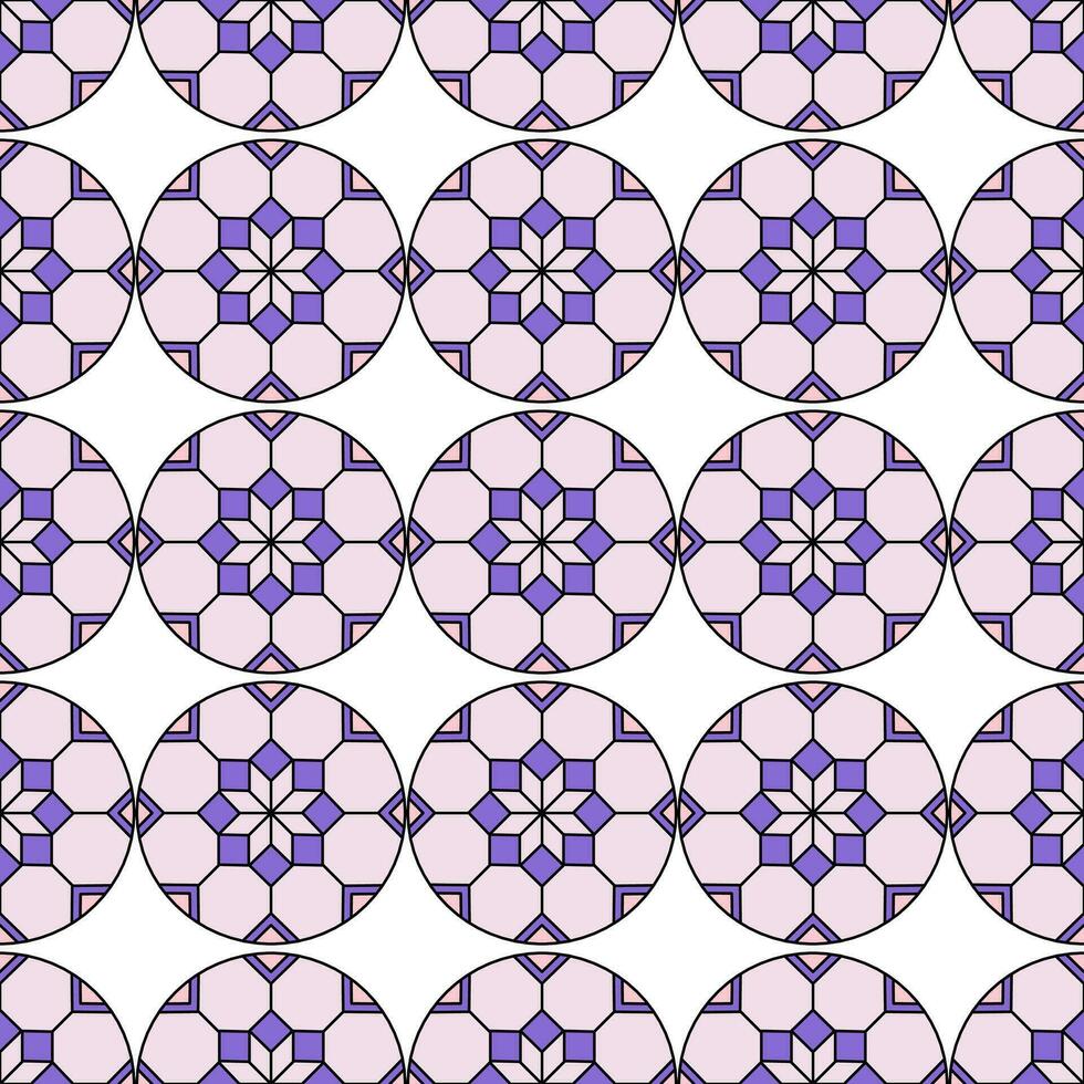 Pastel purple geometric pattern seamless vector