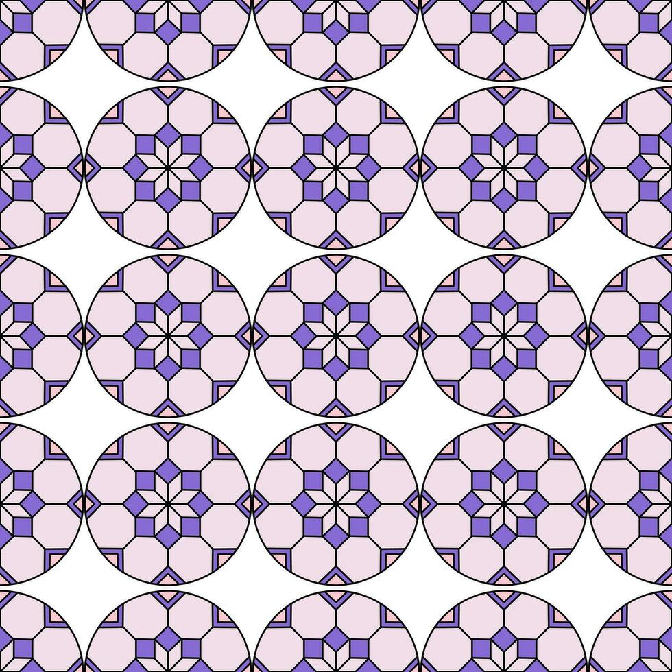 Pastel purple geometric pattern seamless vector