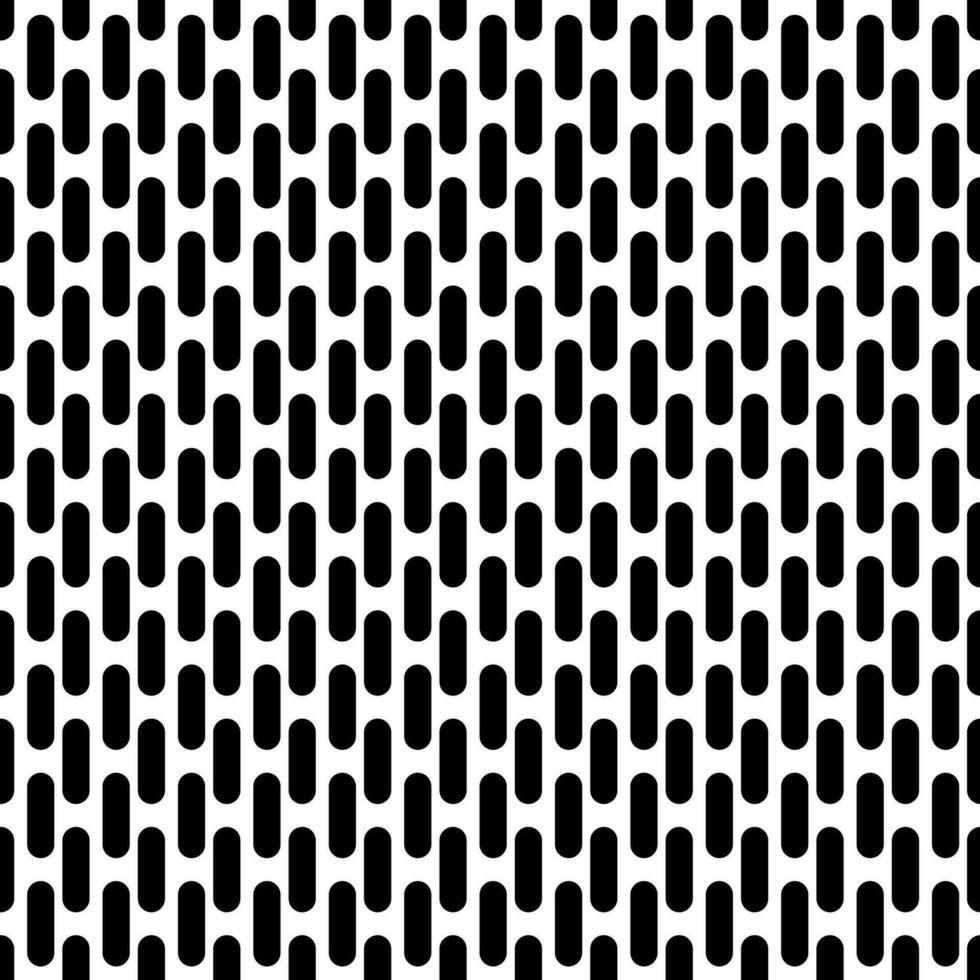 seamless pattern of shapes in black on a white background vector