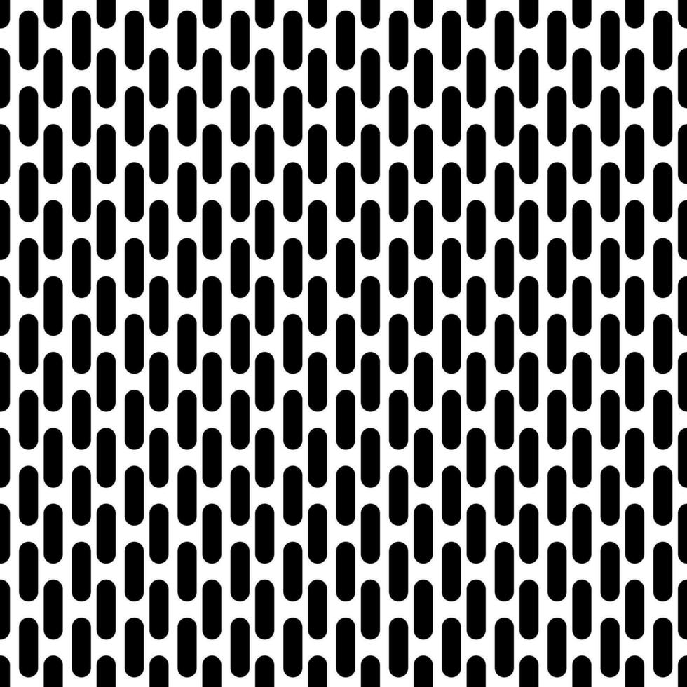 seamless pattern of shapes in black on a white background vector