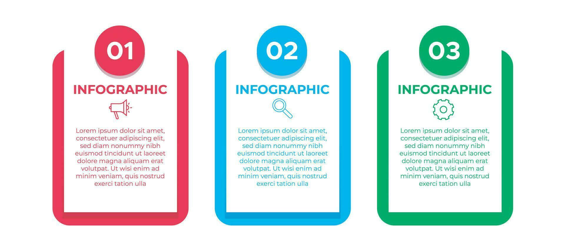 mínimo, sencillo y creativo negocio infografia modelo para negocio presentación. vector