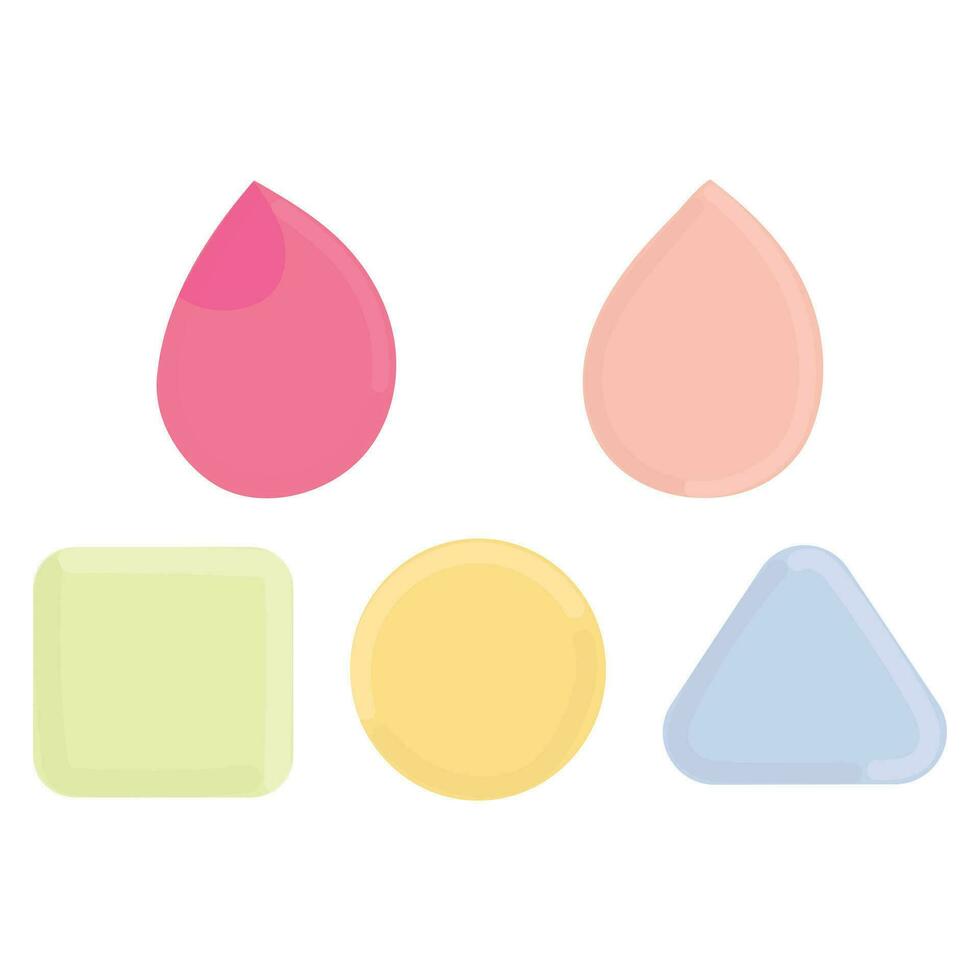 Beauty Blender Set Free Vector