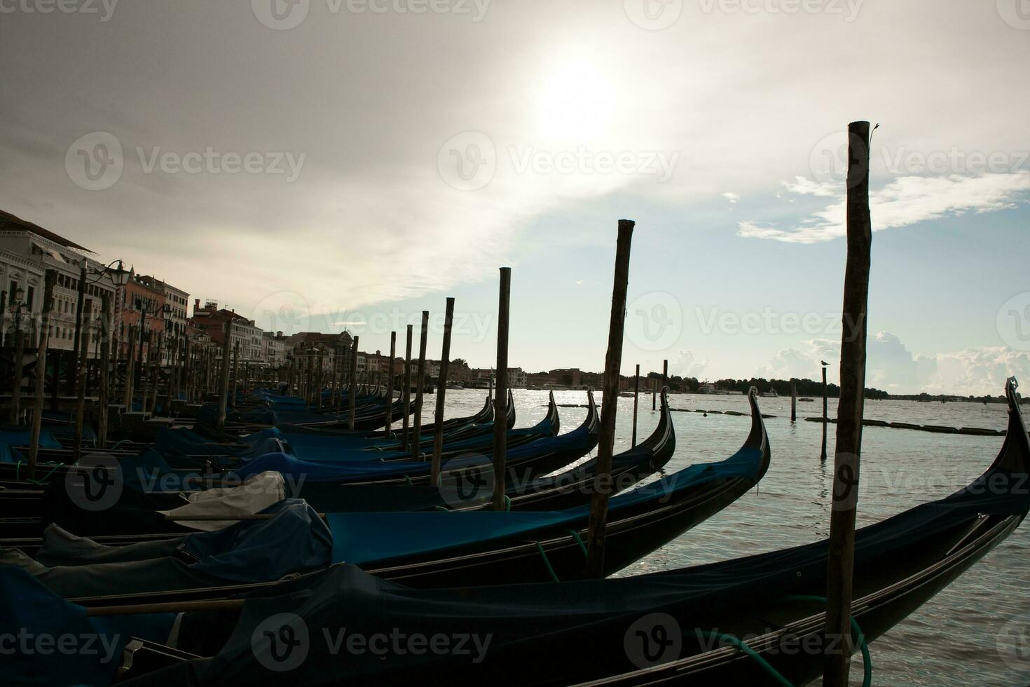 Venice, a bewitching city in Italy, full of history and medieval architecture. photo