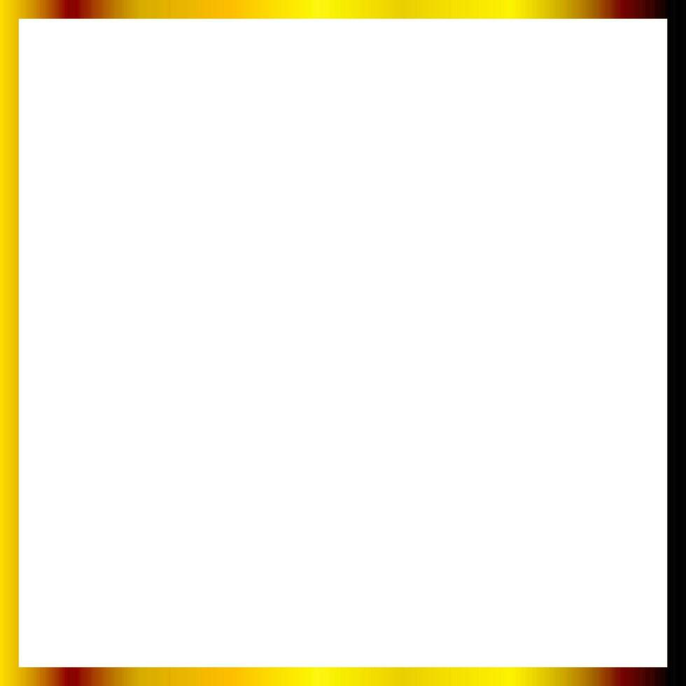 Golden thin rectangular border frame on the white background. Perfect design for headline, logo and sale banner. Vector