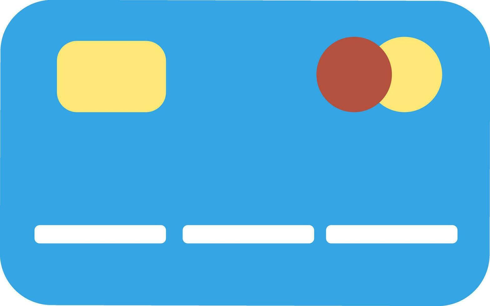 Credit Card Vector Flat Icon. Online payment. Credit Debit Card Cash withdrawal. Credit Card Minimal Style. Financial operations