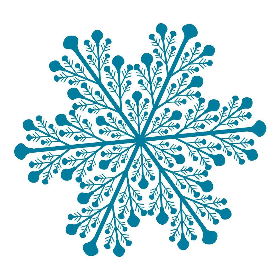 Christmas snowflakes clipart design vector