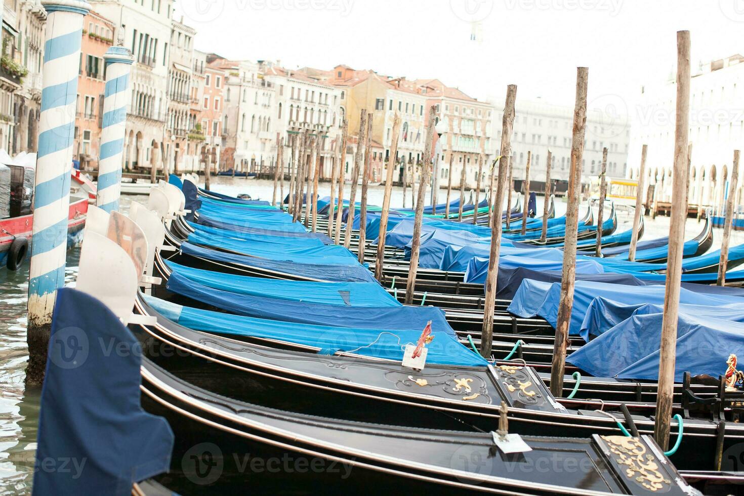 Venice, a bewitching city in Italy, full of history and medieval architecture. photo