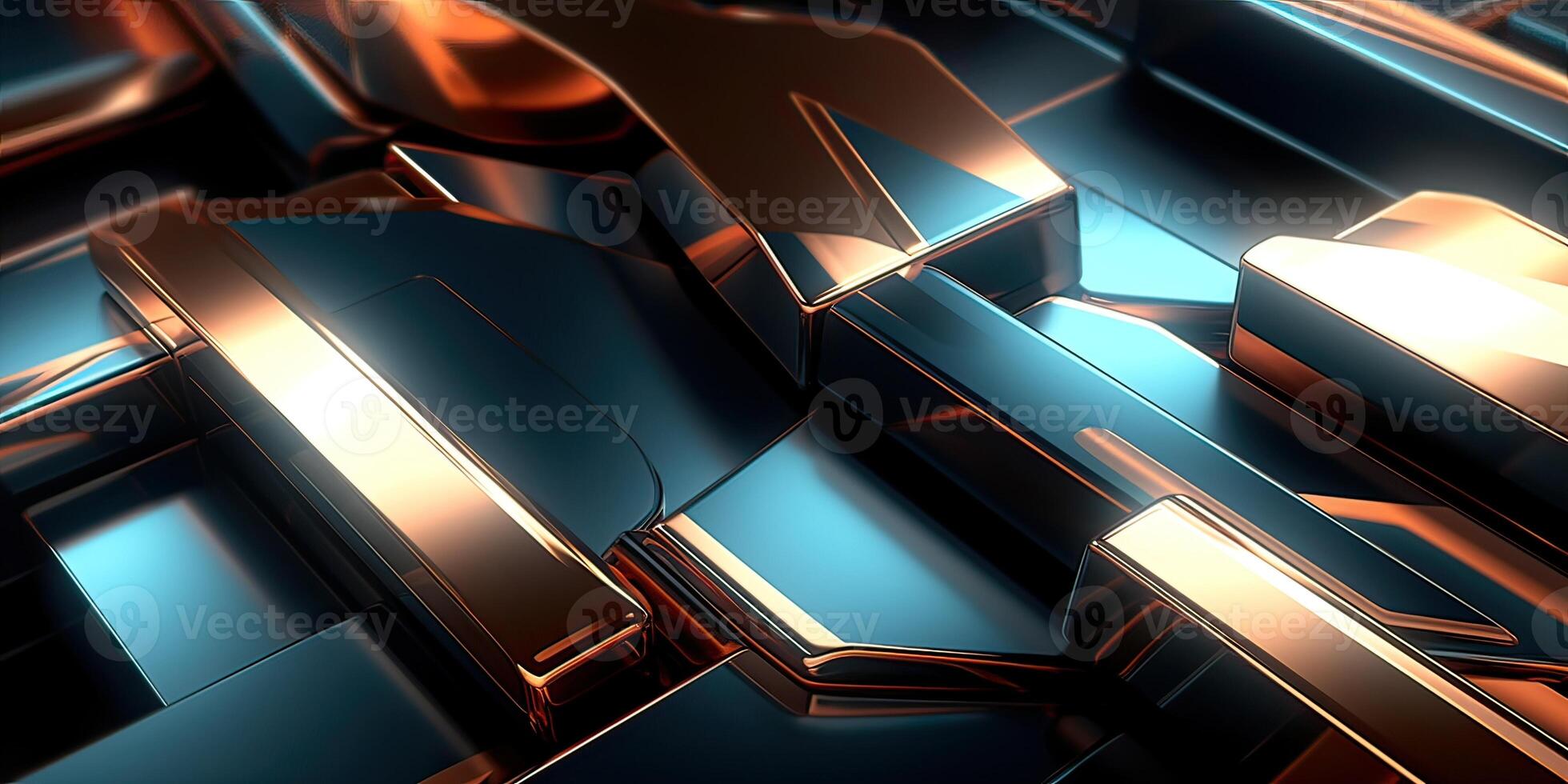 Generative AI illustration of abstract luxury background design. Digital illustration, 3D style. photo