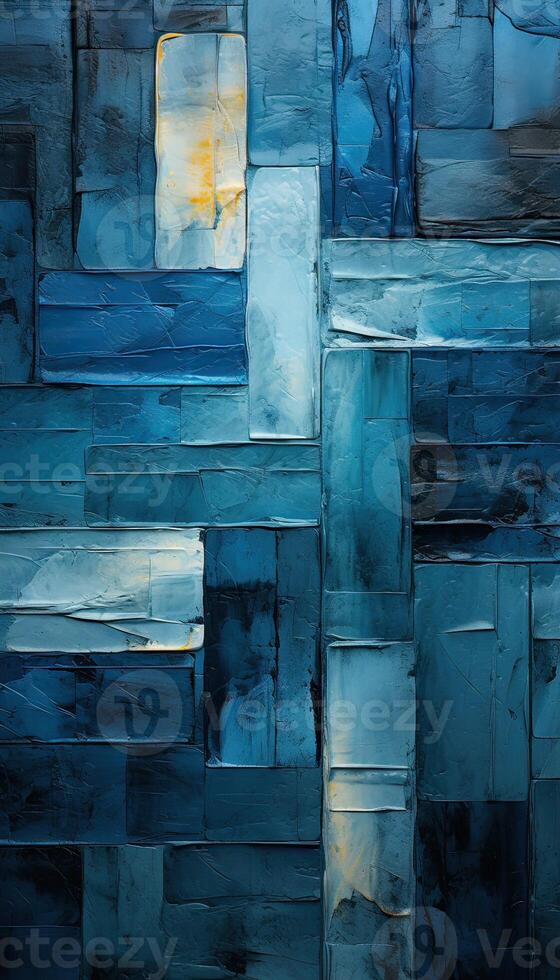 illustration of dark monochrome liken blue, texture, abstract, psychedelic, vibrant background photo
