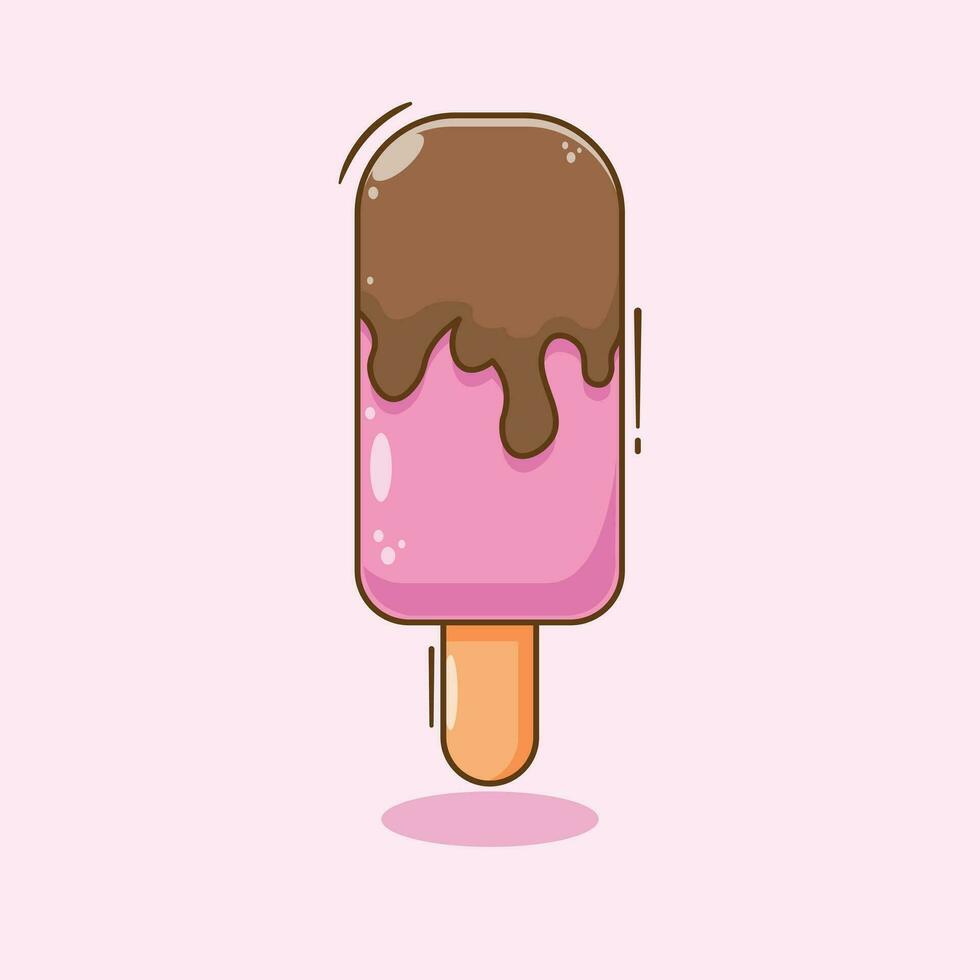 Free vector illustration cartoon of gelato