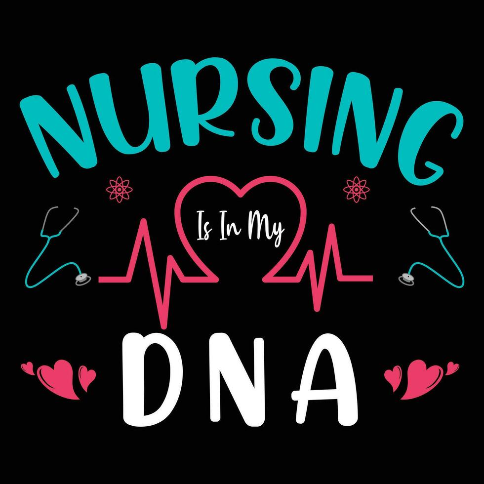 retro nurse sublimation t shirt design, groovy nurse design vector