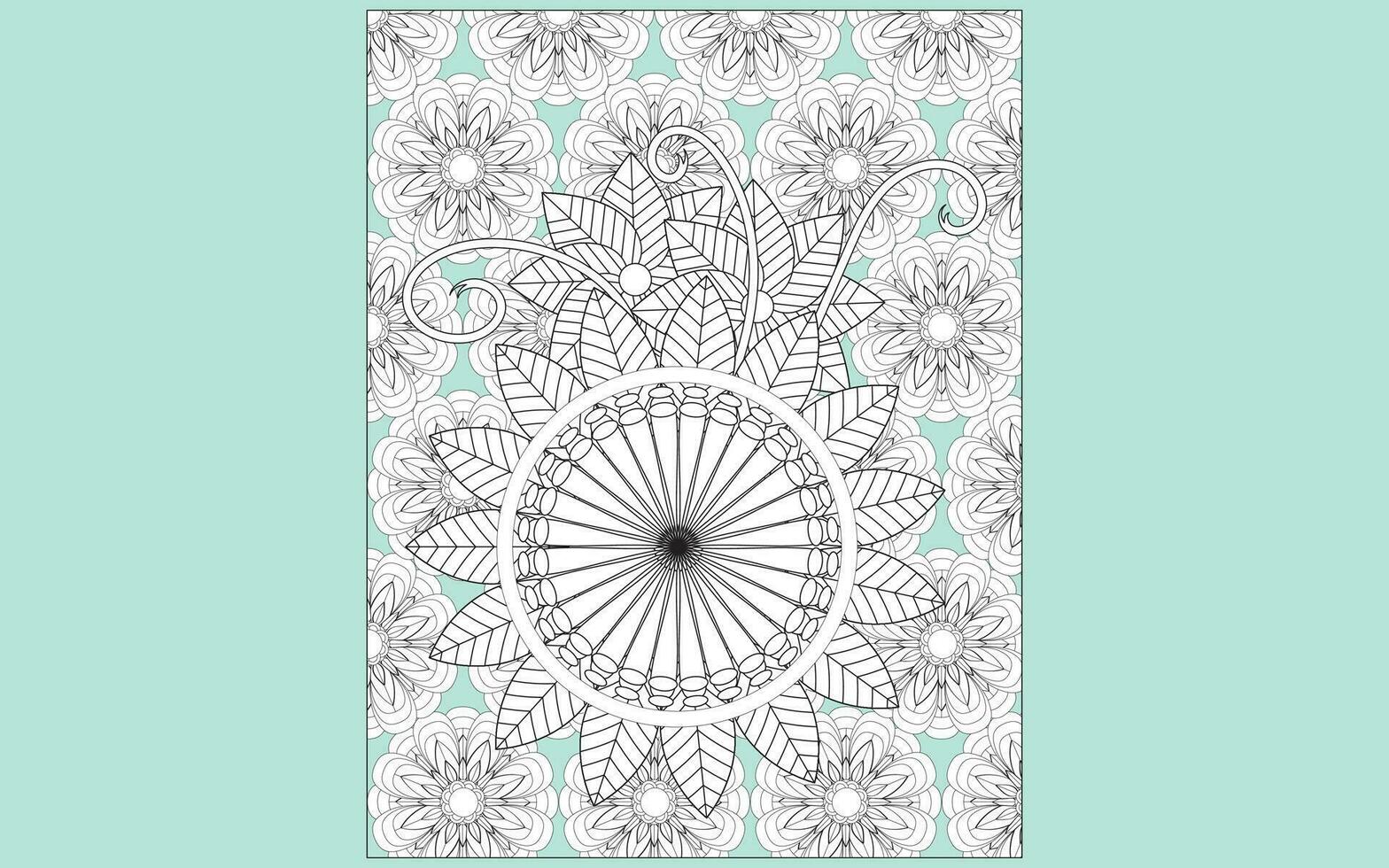 Mandala Pattern vector commercial template
