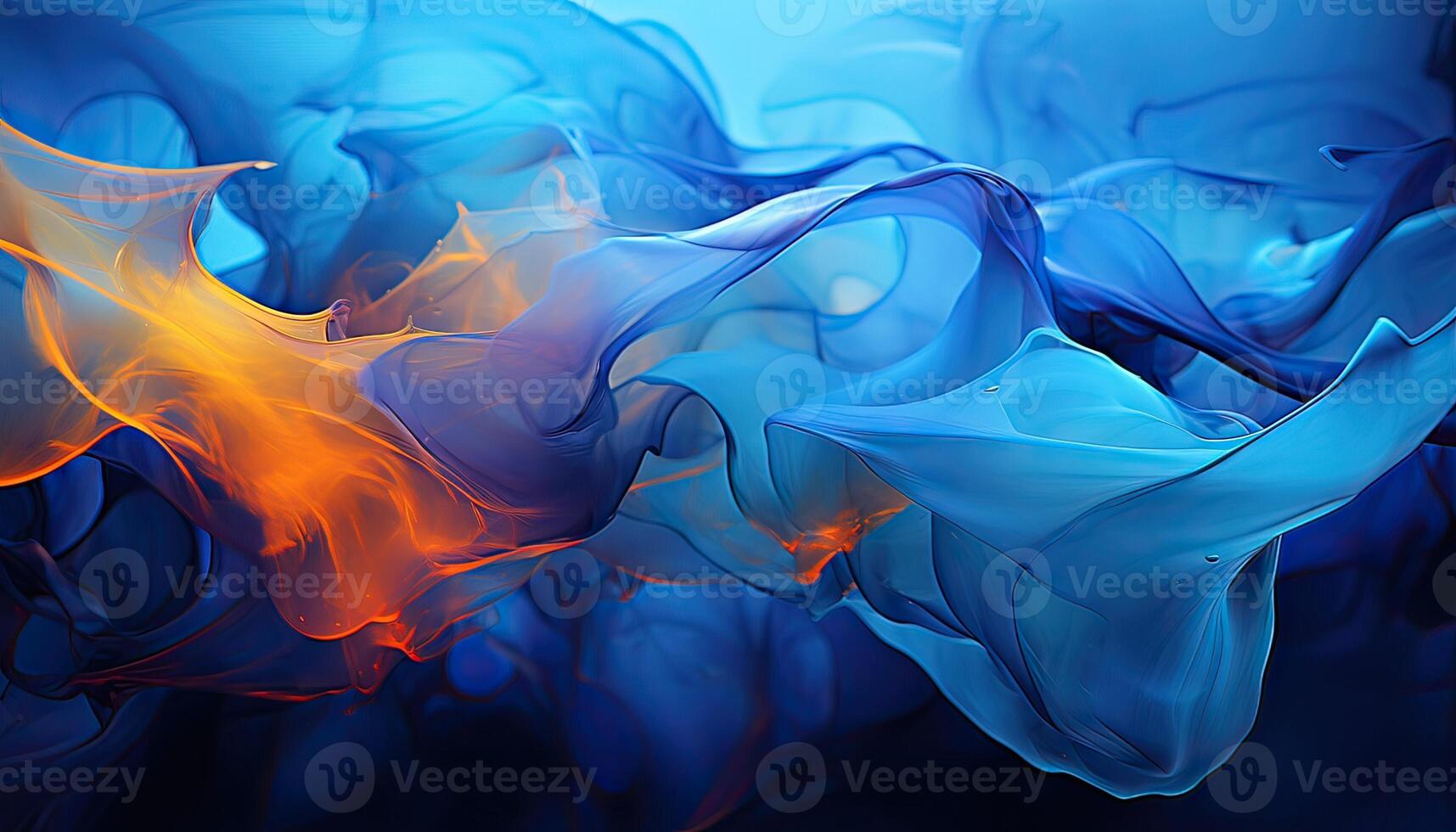 illustration of dark monochrome liken blue, texture, abstract, psychedelic, vibrant background photo