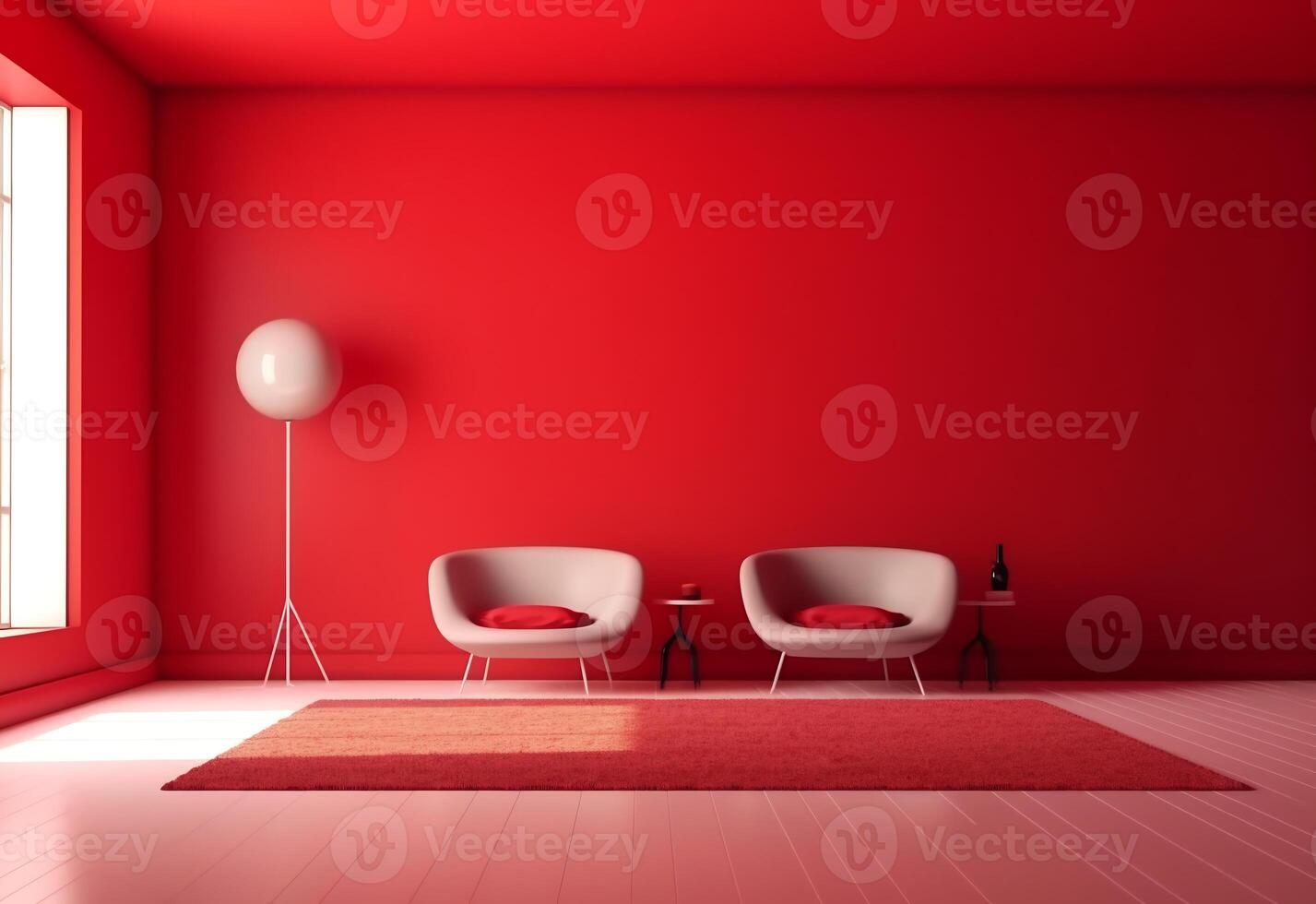 The Office - Comfy Red office - Minimalistic - - photo