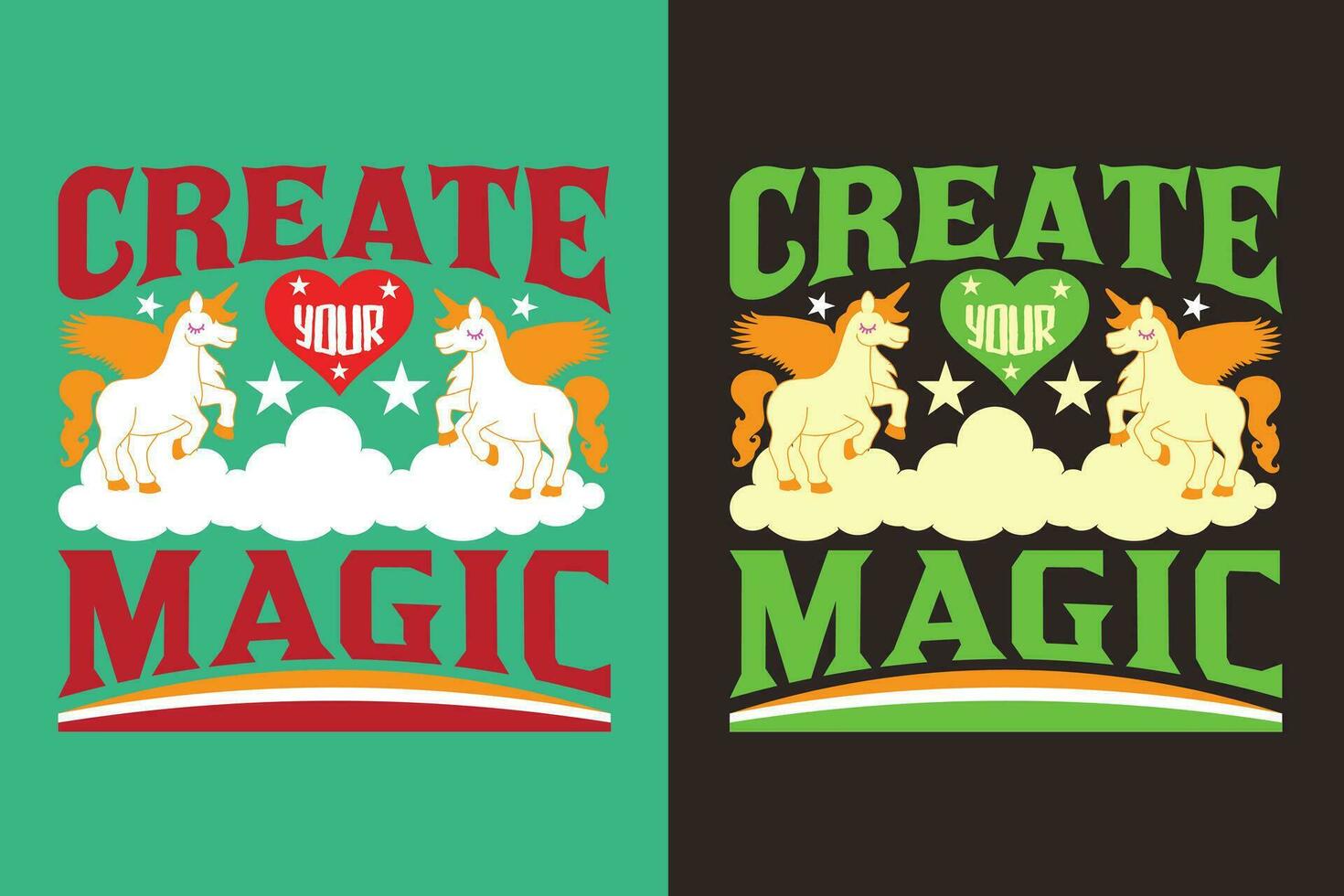 crear tu magia, unicornio equipo, animal amante camisa, mi espíritu animal, unicornio camiseta, niños camiseta, arco iris camisa, regalo para unicornio amante vector