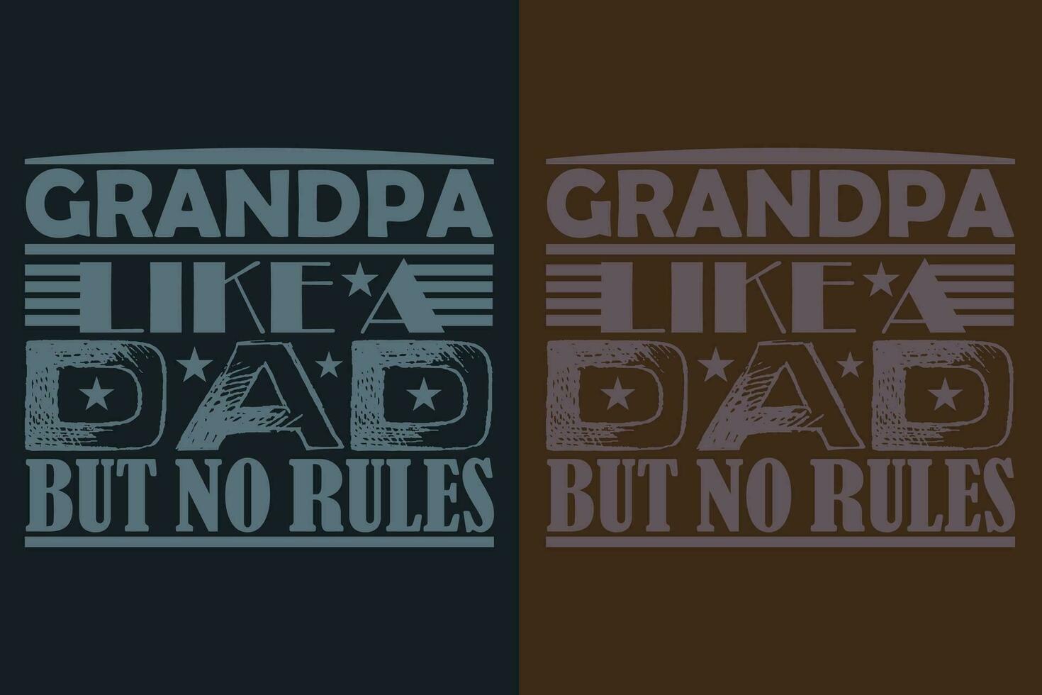 Grandpa Like A dad But No Rules, Grandad T-Shirt, Gifts Grandpa, Cool Grandpa Shirt, Grandfather Shirt, Gift For Grandfather, T-Shirt For Best Grandfather Ever vector