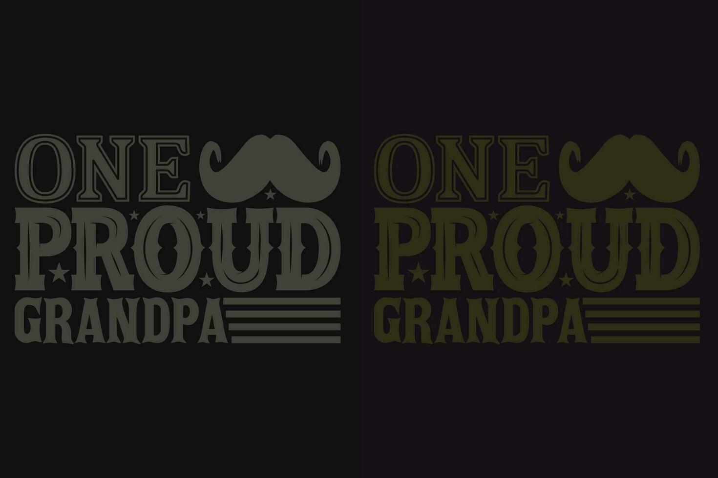 One Proud Grandpa, Grandad T-Shirt, Gifts Grandpa, Cool Grandpa Shirt, Grandfather Shirt, Gift For Grandfather, T-Shirt For Best Grandfather Ever vector