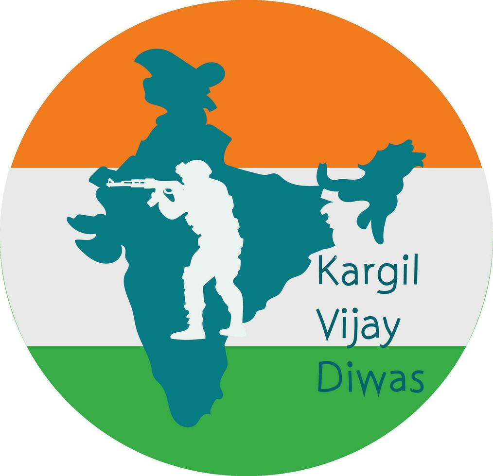 kargil vijay diwas vector